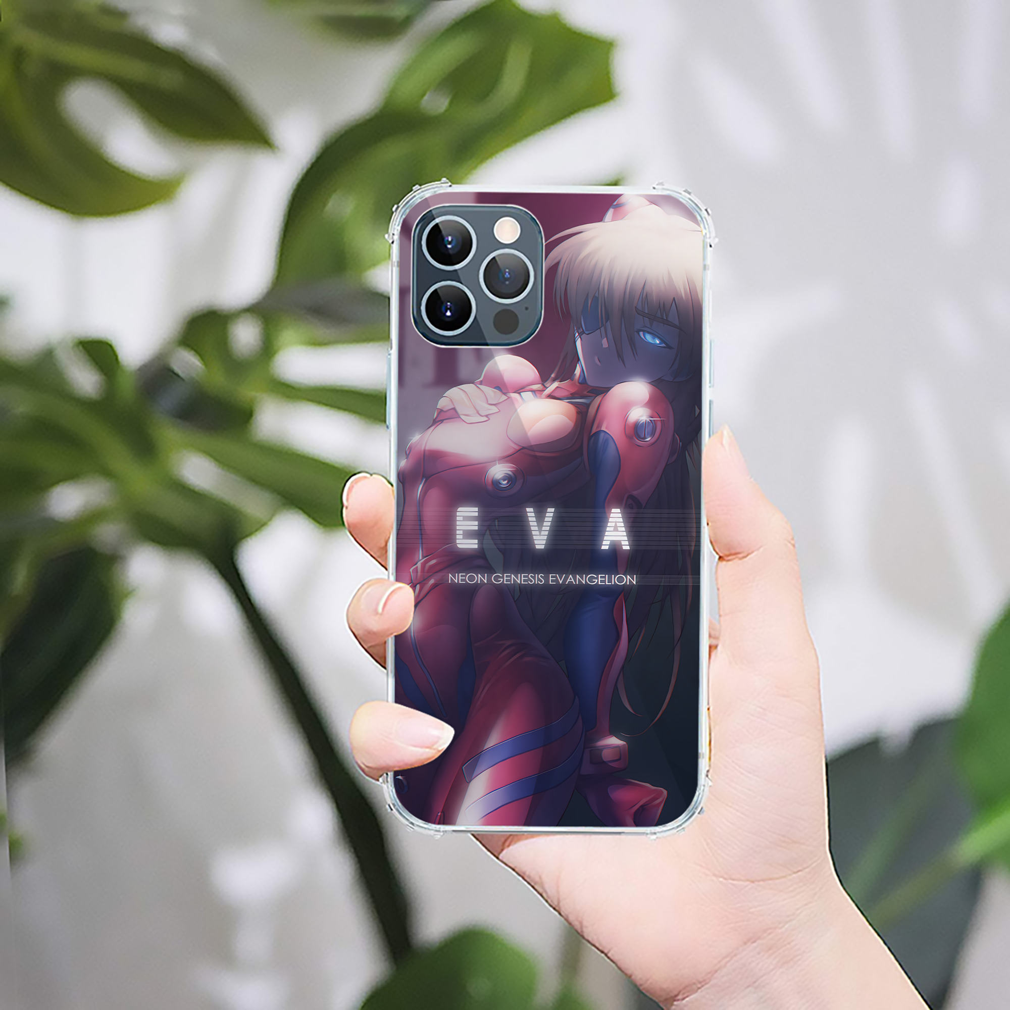 （画像用） EVA 新世紀エヴァンゲリオン 【iPhone 12シリーズ対応】透明スマホケース（クリアソフトケース）